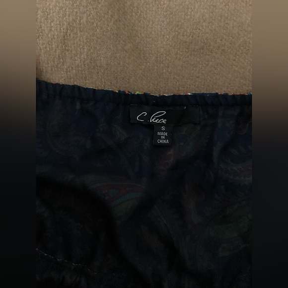 C hice spaghetti strap maxi printed dress - Picture 3 of 3